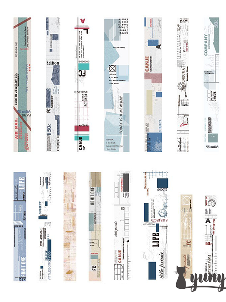 Strip Stickers I - 30 pzas 6