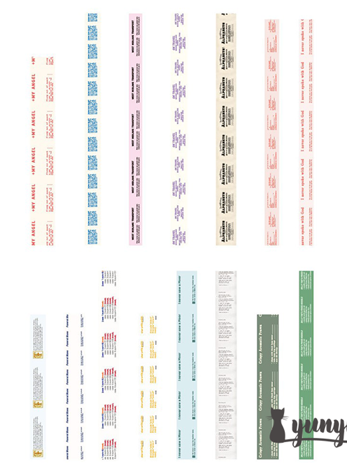 Strip Stickers I - 30 pzas 8