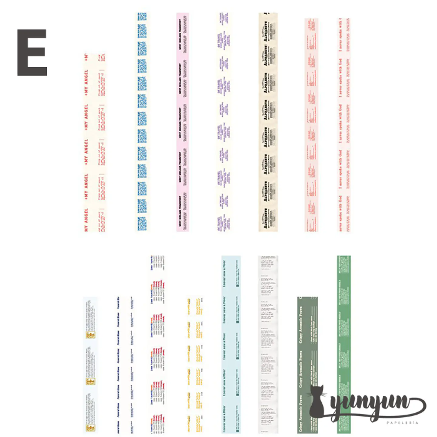 Strip Stickers I - 30 pzas 8