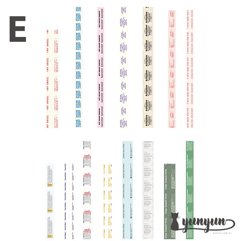 Strip Stickers I - 30 pzas 8