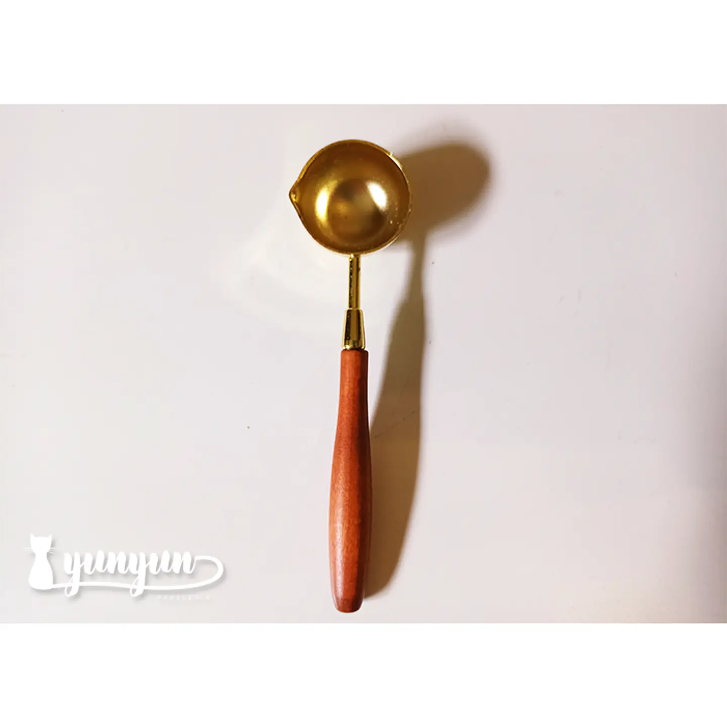 Cuchara Dorada para Sello de Lacre II - 3cm 1