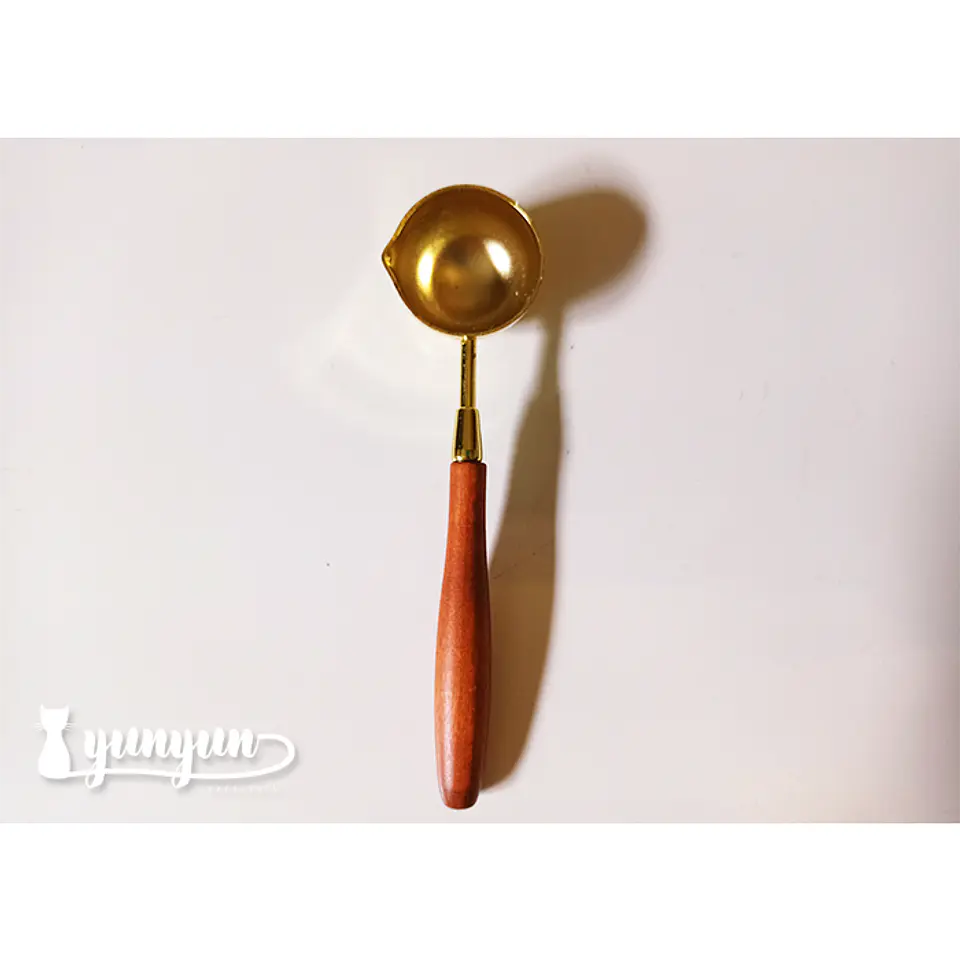 Cuchara Dorada para Sello de Lacre II - 3cm 1