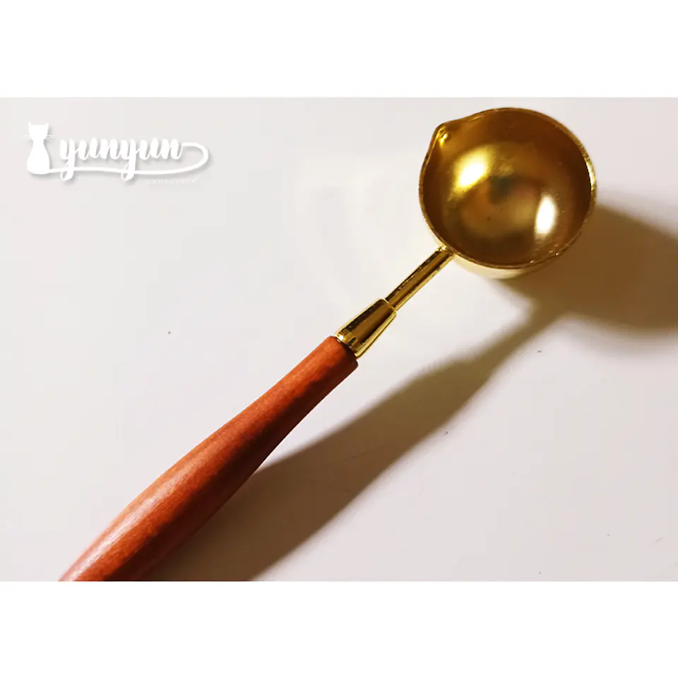 Cuchara Dorada para Sello de Lacre II - 3cm 3