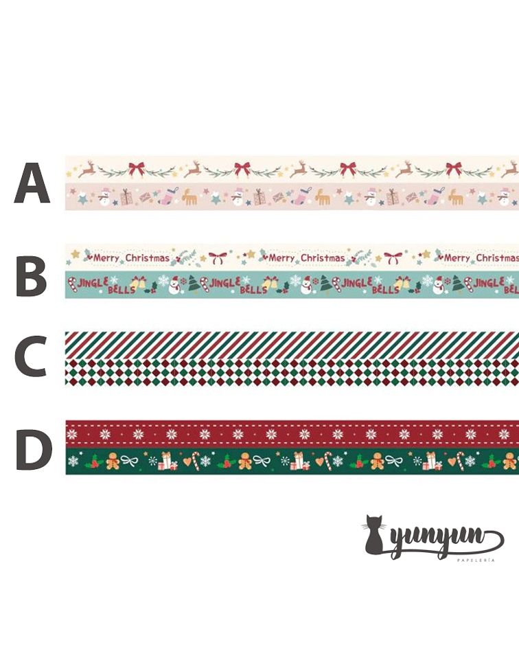 Pack Cintas Navideñas - 2 pzas