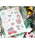 Set Stickers Navidad - 4 pzas