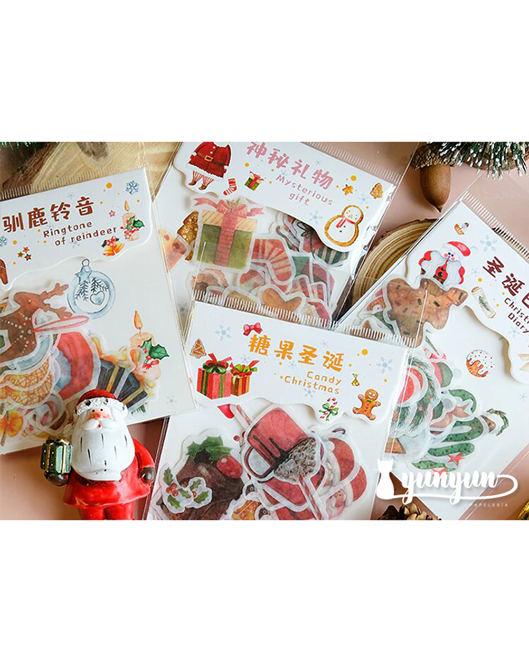 Stickers Christmas Diary - 40 pzas