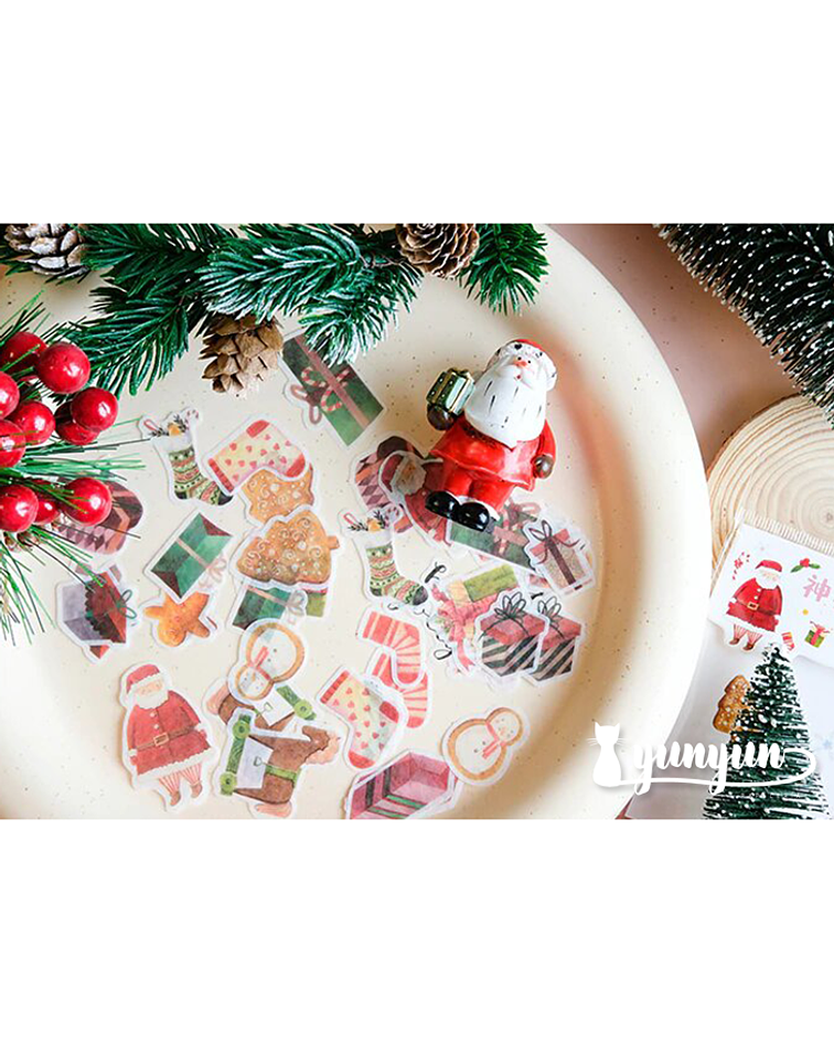 Stickers Christmas Diary - 40 pzas