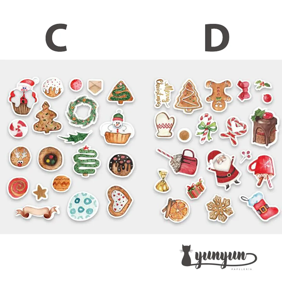 Stickers Christmas Diary - 40 pzas 7