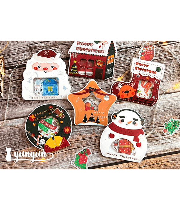 Stickers Merry Christmas - 40 pzas 