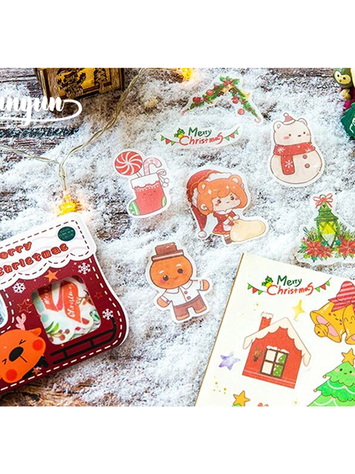 Stickers Merry Christmas - 40 pzas  2