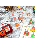 Stickers Merry Christmas - 40 pzas 