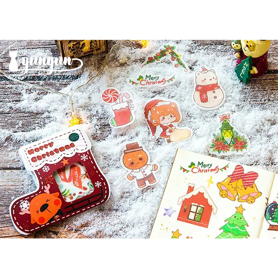Stickers Merry Christmas - 40 pzas  2