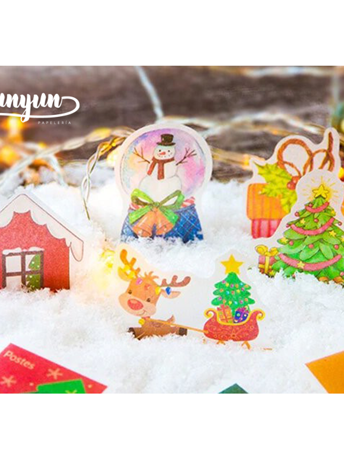 Stickers Merry Christmas - 40 pzas  3