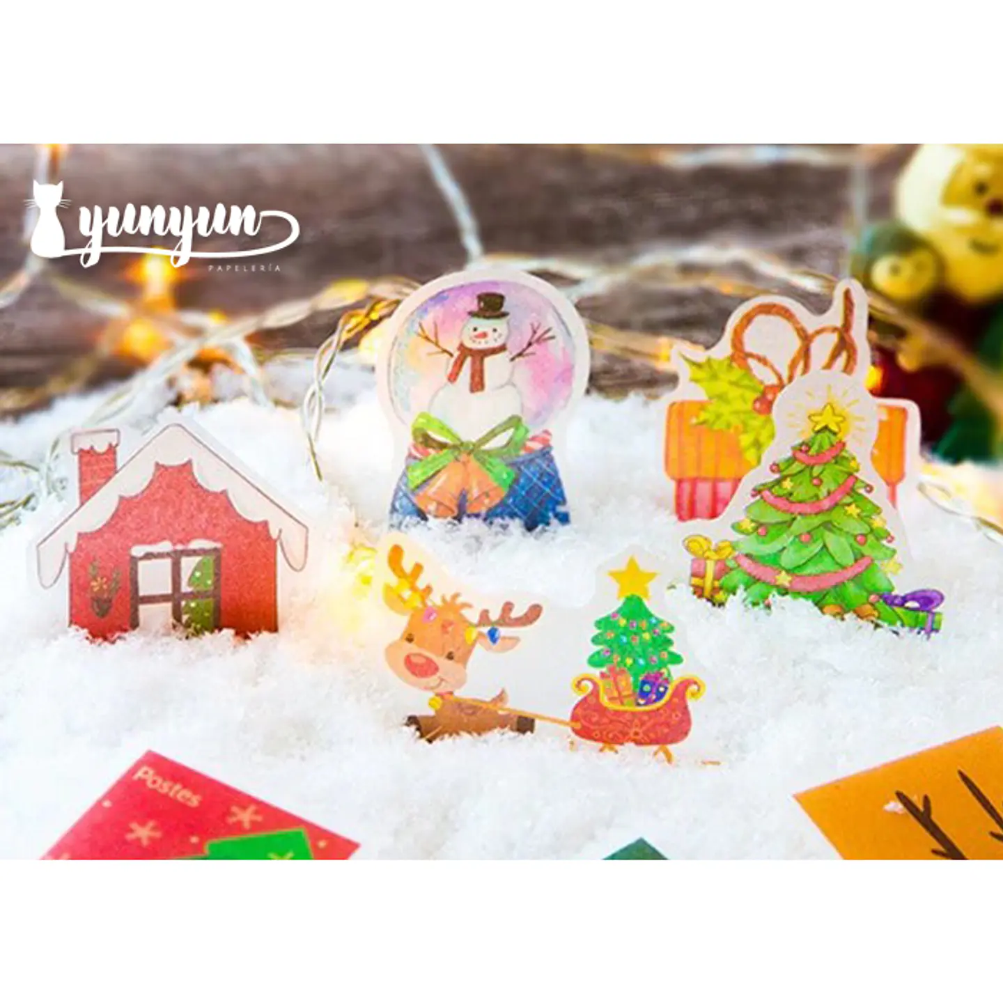 Stickers Merry Christmas - 40 pzas  3