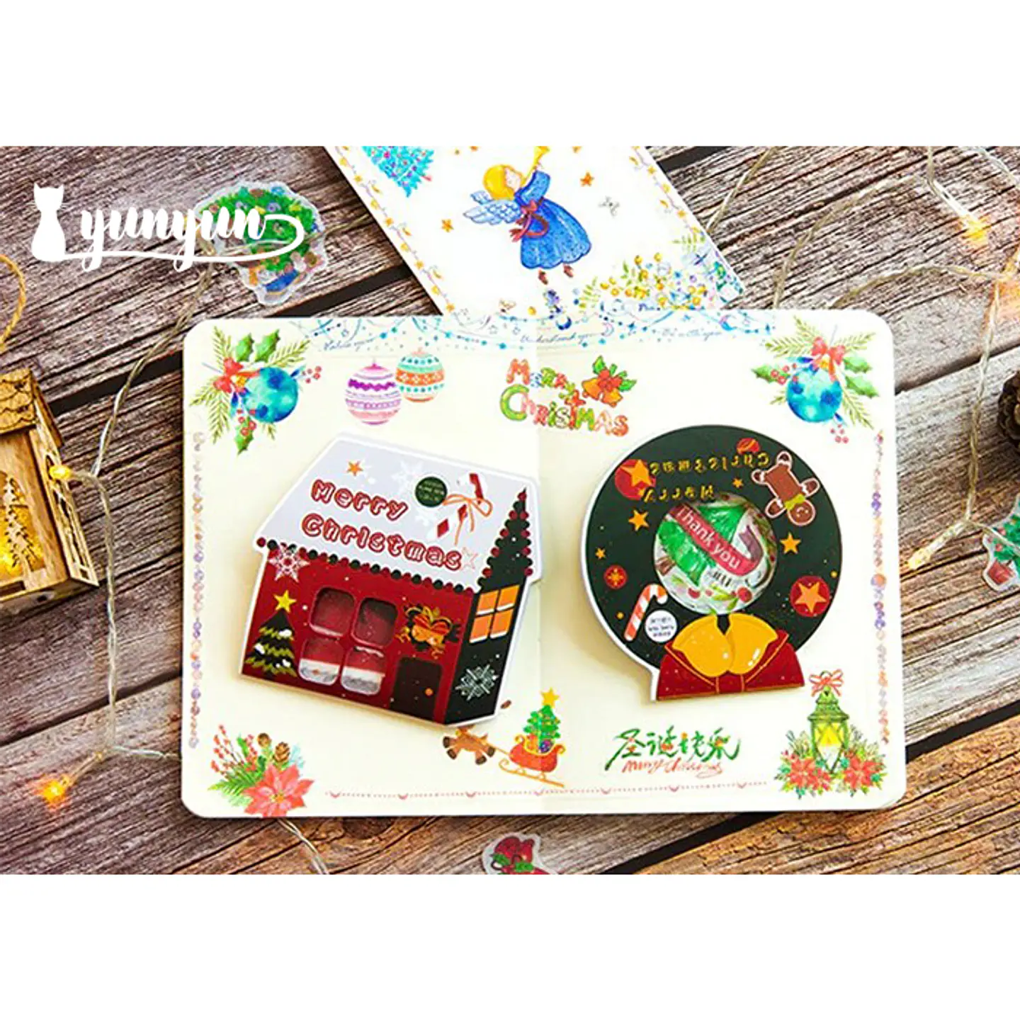 Stickers Merry Christmas - 40 pzas  5