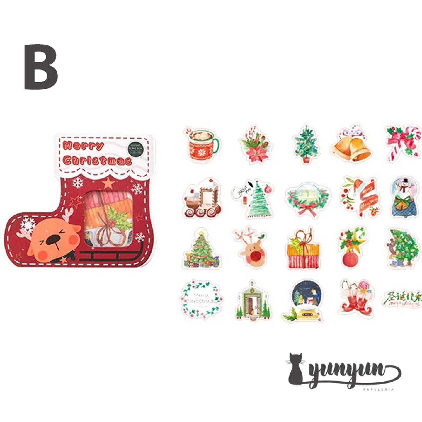 Stickers Merry Christmas - 40 pzas  7
