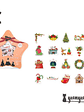 Stickers Merry Christmas - 40 pzas  - Miniatura 8