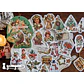 Stickers Golden Christmas - 40 pzas - Miniatura 5