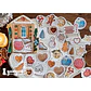 Stickers Golden Christmas - 40 pzas - Miniatura 6