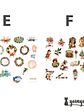 Stickers Golden Christmas - 40 pzas - Miniatura 10