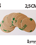 Adhesivo Circular 3M -  10 pzas