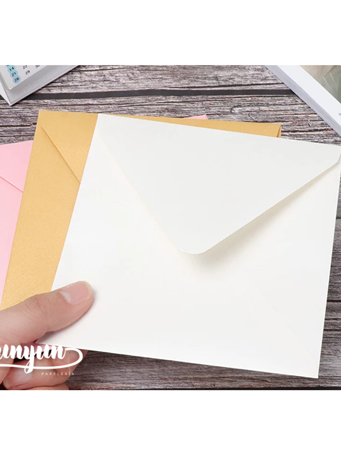 Sobres Invitación 16x16 - 10 pzas 2
