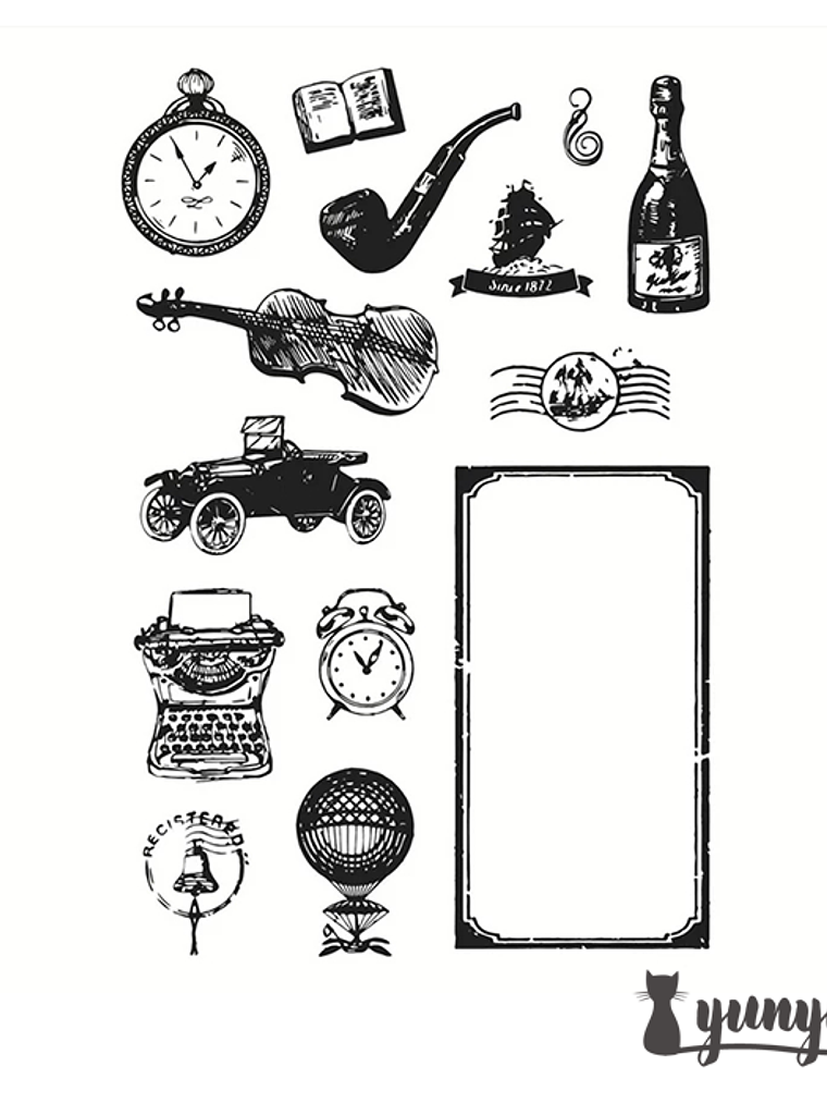 Sellos Vintage Times - 14 pzas 2