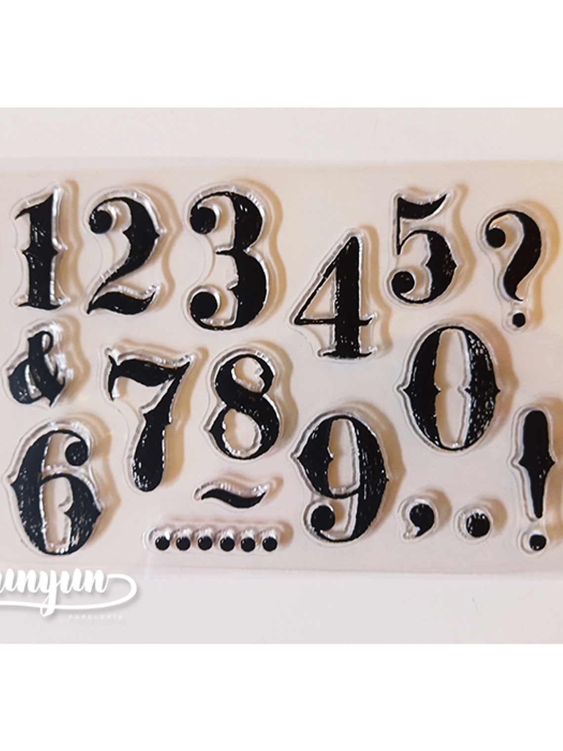 Sellos Números - 17 Pzas 1