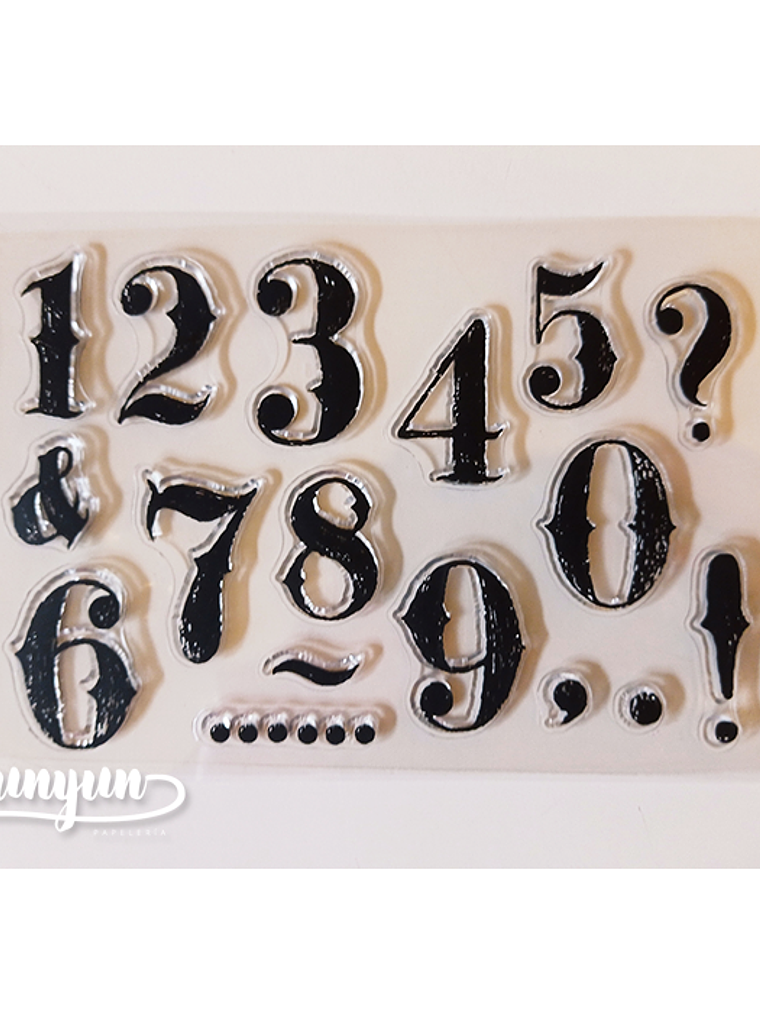 Sellos Números - 17 Pzas 1