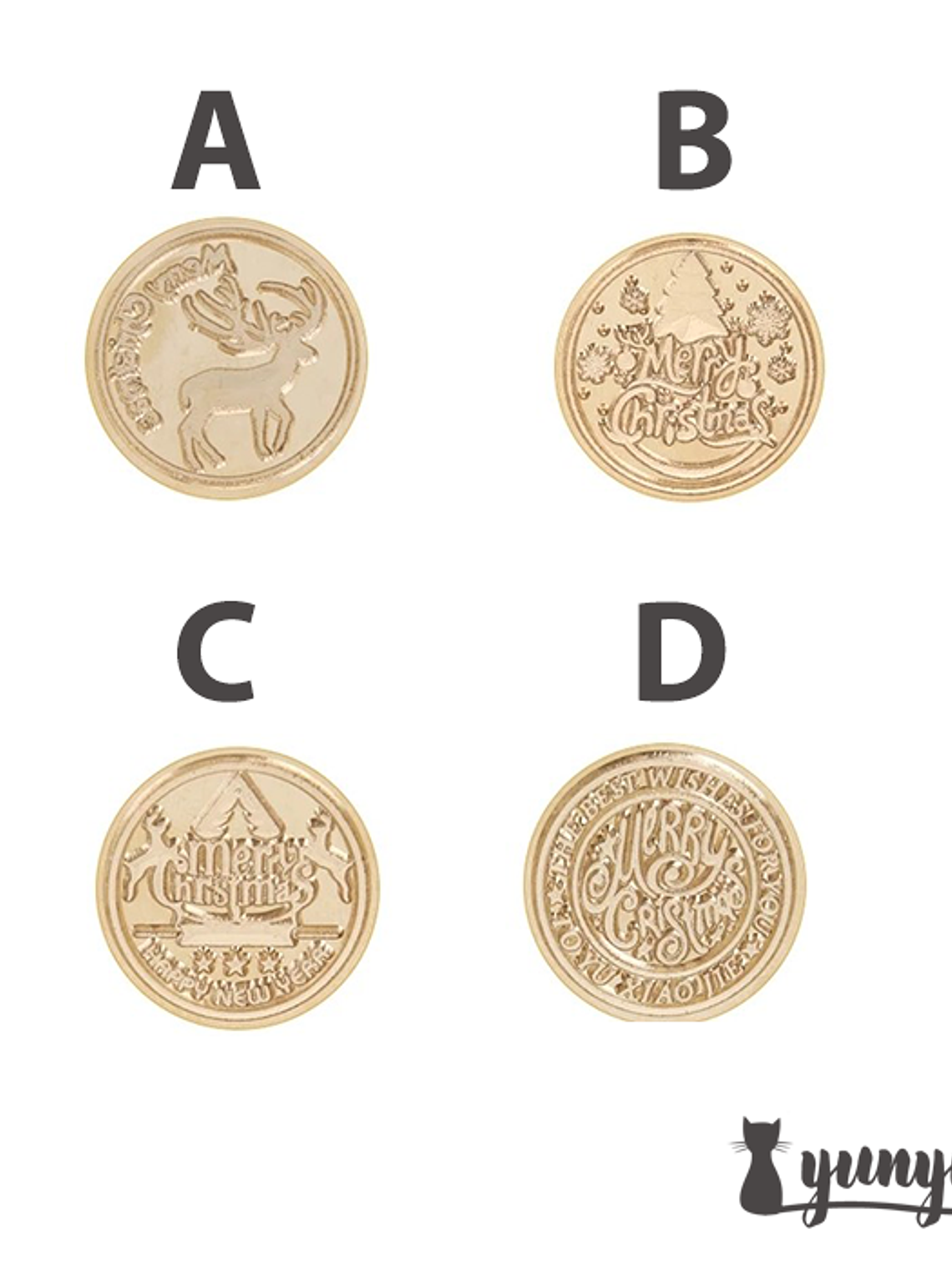 Sellos de Lacre Navidad - 2,5cm 4