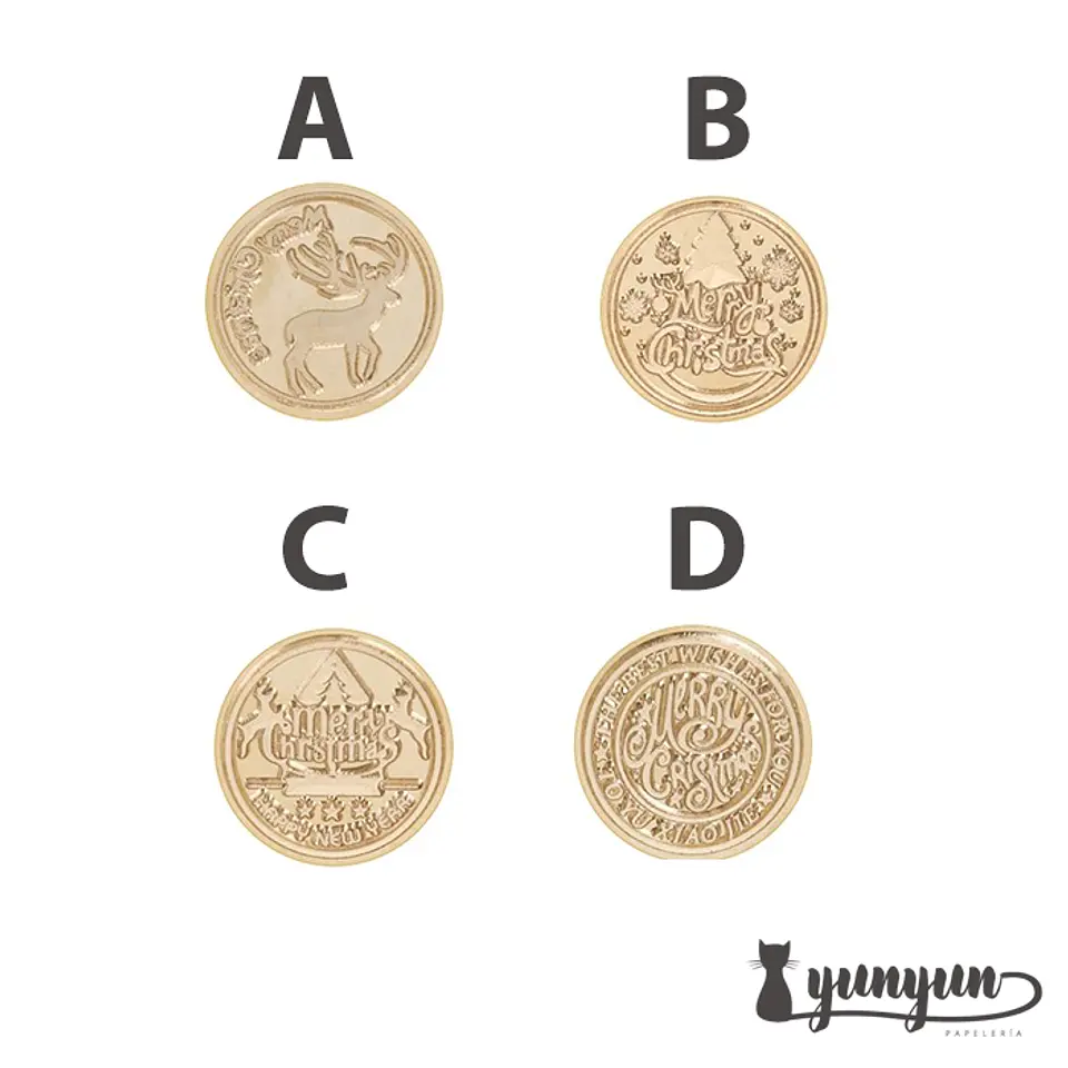 Sellos de Lacre Navidad - 2,5cm 4
