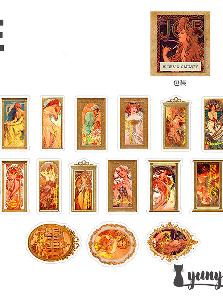 Caja Stickers Arte XL - 45 pzas 10