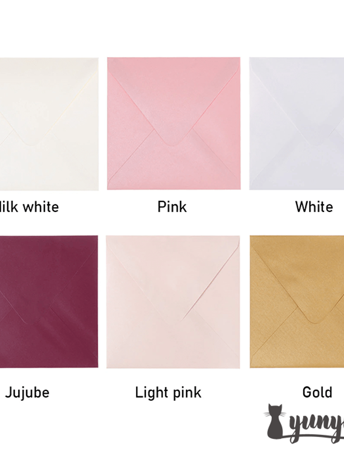 Sobres Invitación 16x16 - 10 pzas 6