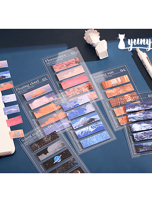 Notas Paisajes - 100 pzas