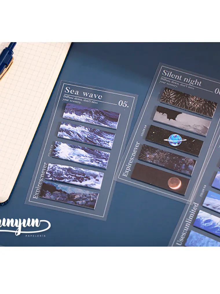 Notas Paisajes - 100 pzas 3