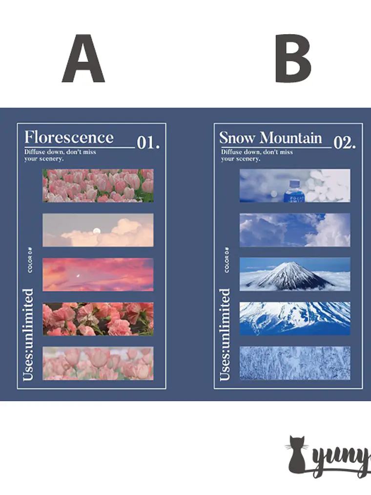 Notas Paisajes - 100 pzas 5