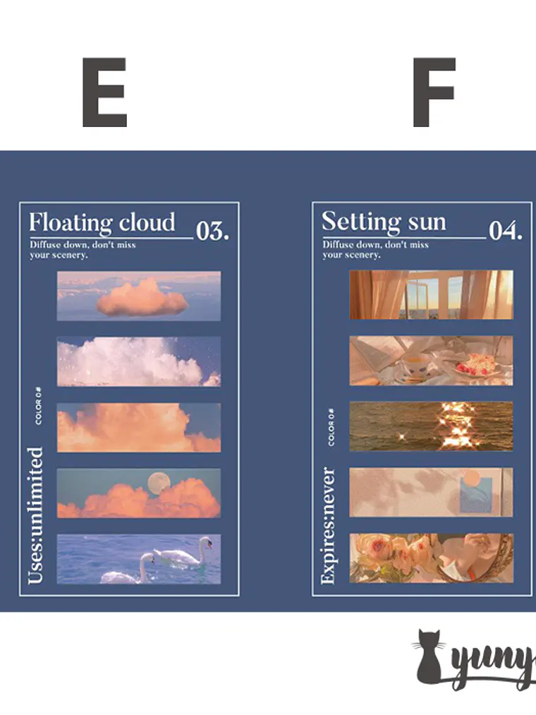 Notas Paisajes - 100 pzas 7