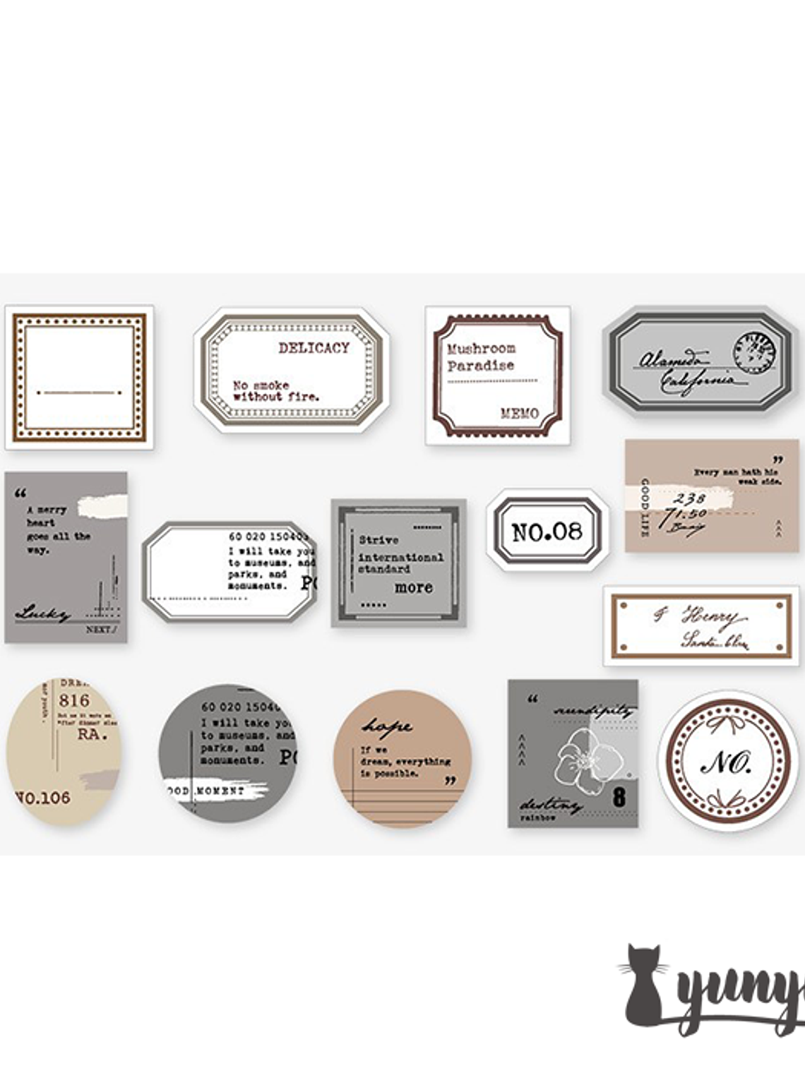 Note Paper - 45 pzas 8