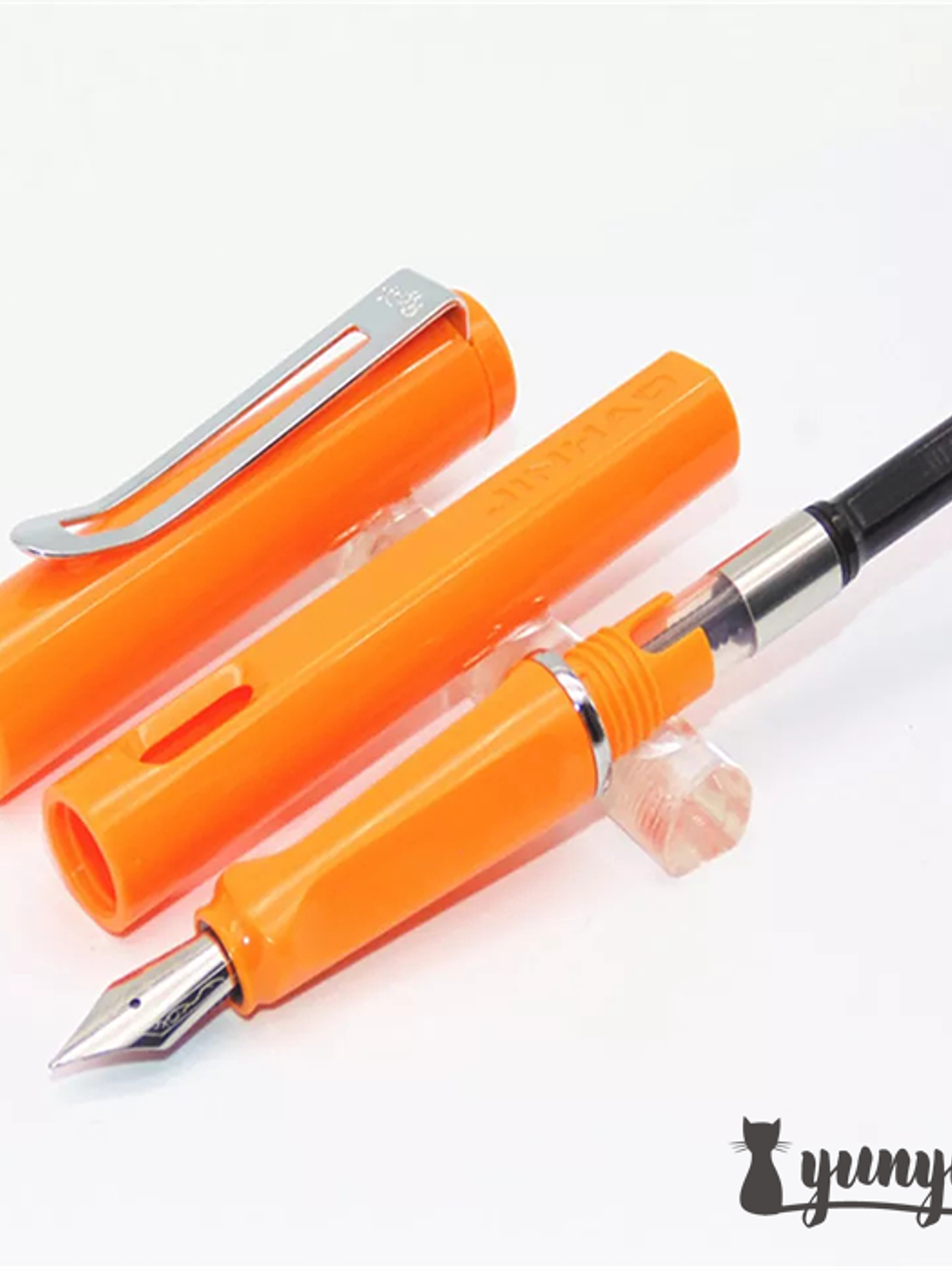 Pluma Fuente JINHAO 599 - Naranja 3