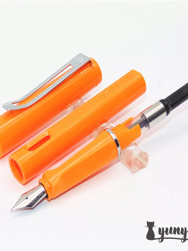 Pluma Fuente JINHAO 599 - Naranja 3