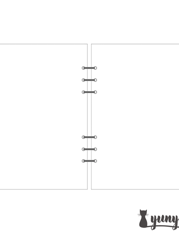 Repuesto Hojas Blancas Cuaderno Binder - 45 pzas 4