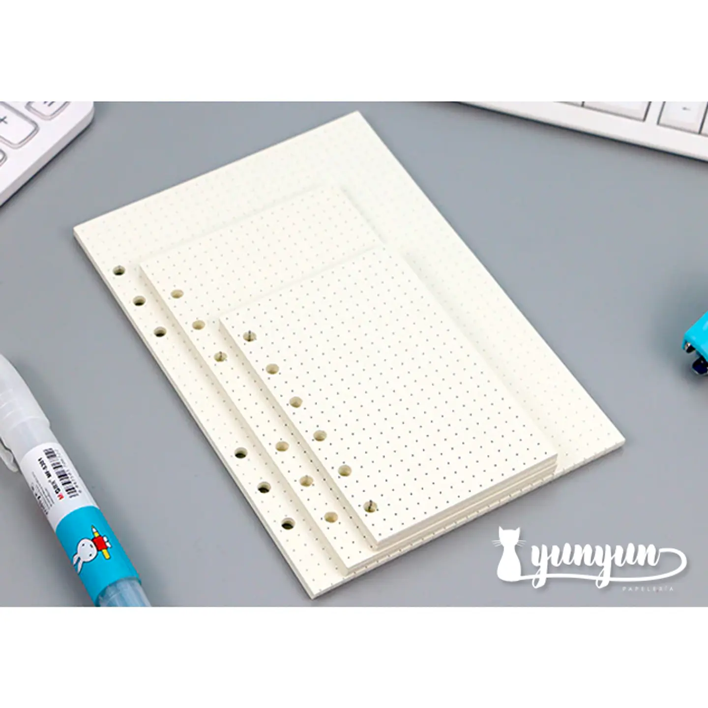Repuesto Hojas con Puntos Cuaderno Binder - 45 pzas  1