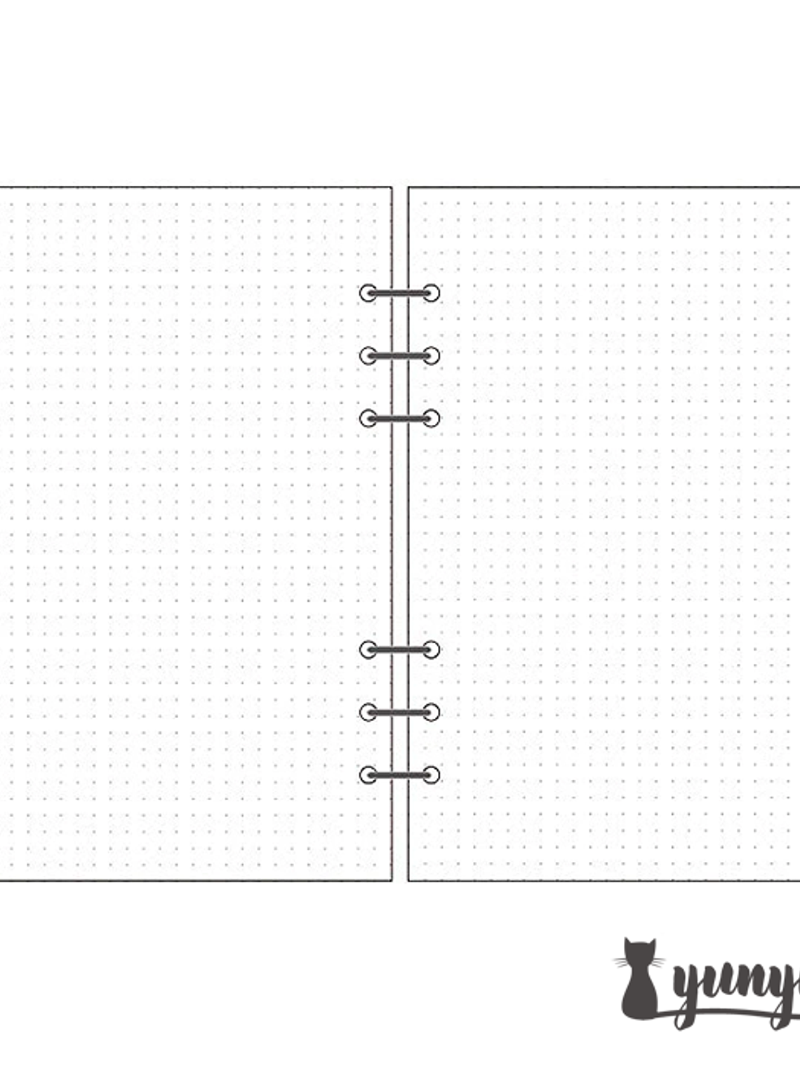 Repuesto Hojas con Puntos Cuaderno Binder - 45 pzas  2