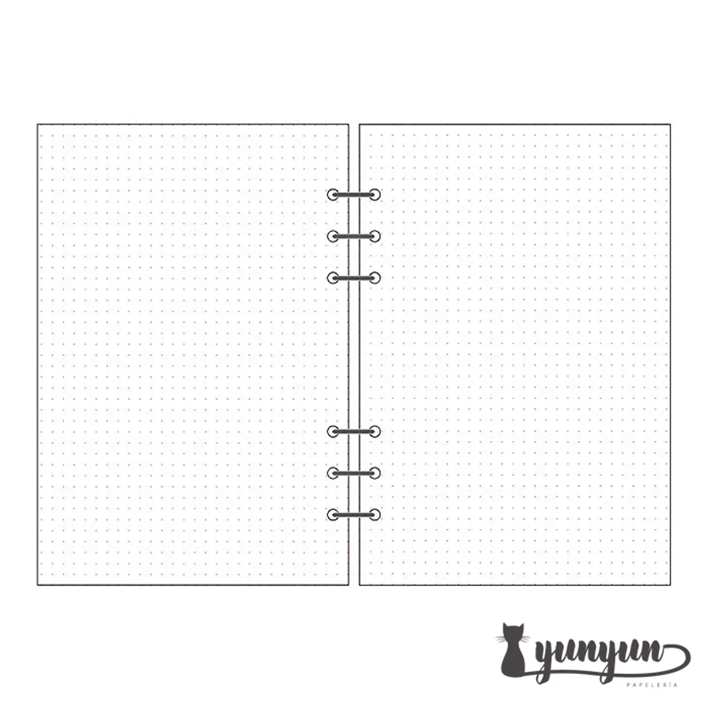 Repuesto Hojas con Puntos Cuaderno Binder - 45 pzas  2
