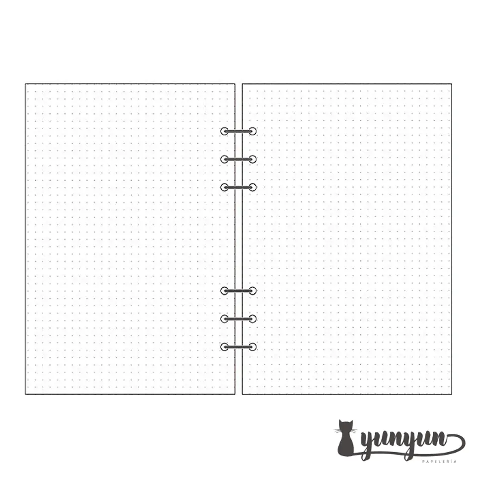 Repuesto Hojas con Puntos Cuaderno Binder - 45 pzas  2