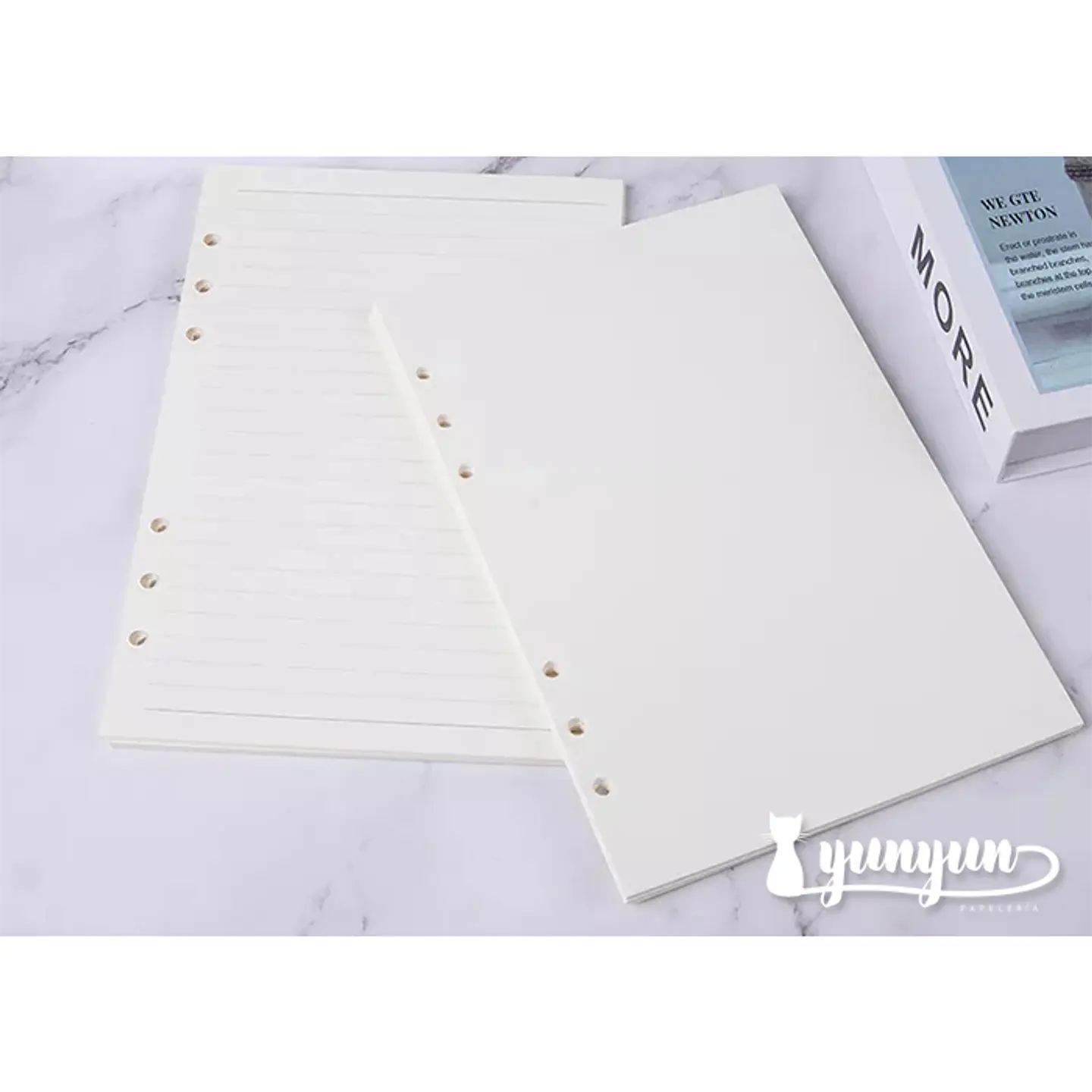 Repuesto Hojas Blancas Cuaderno Binder - 45 pzas 1
