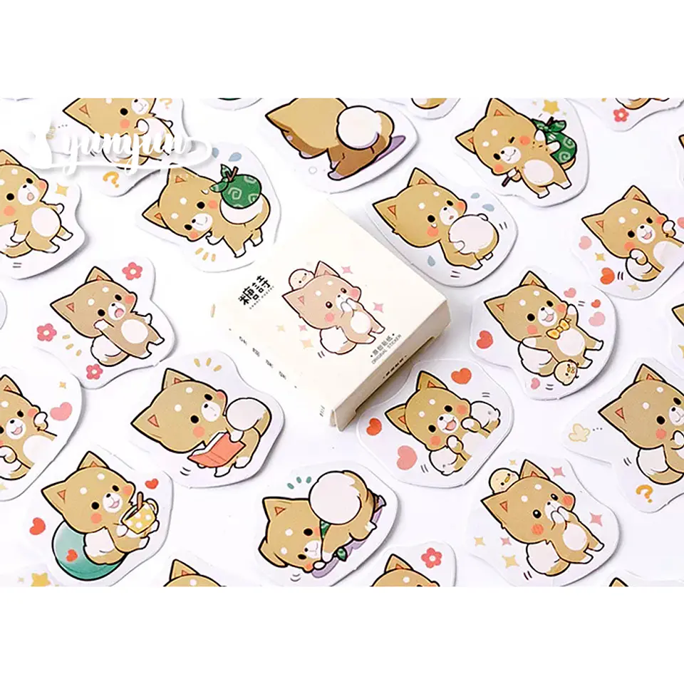 Caja Stickers Fox - 45 pzas 1