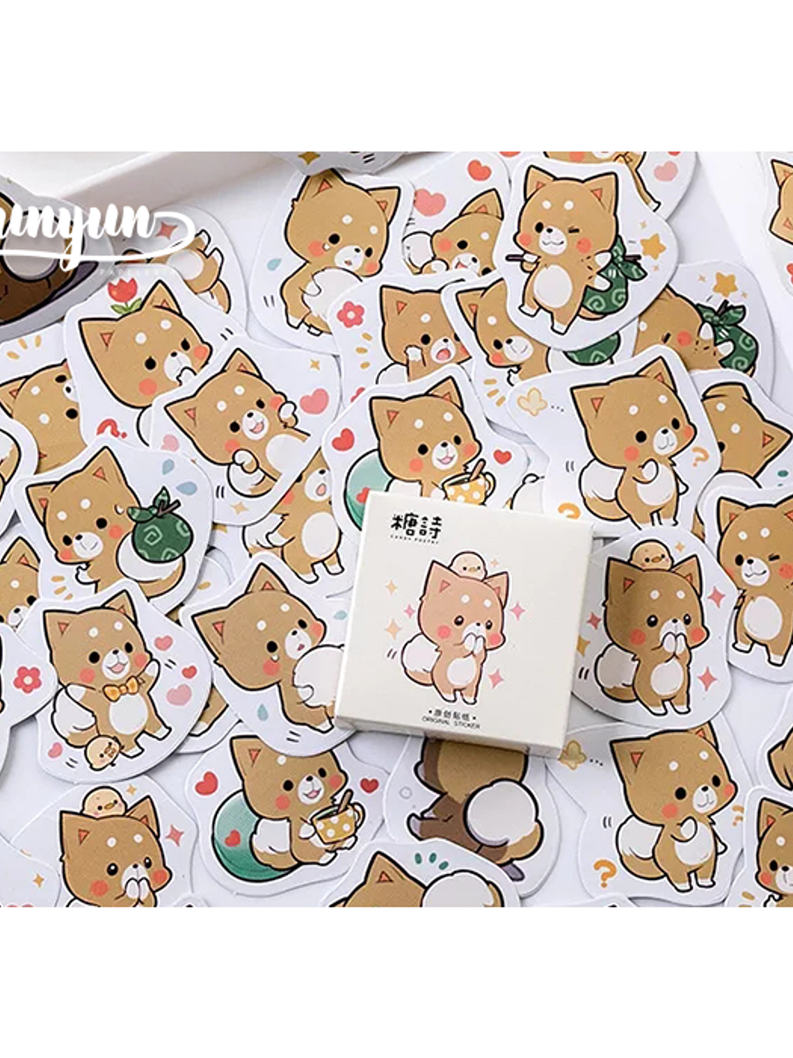 Caja Stickers Fox - 45 pzas 3