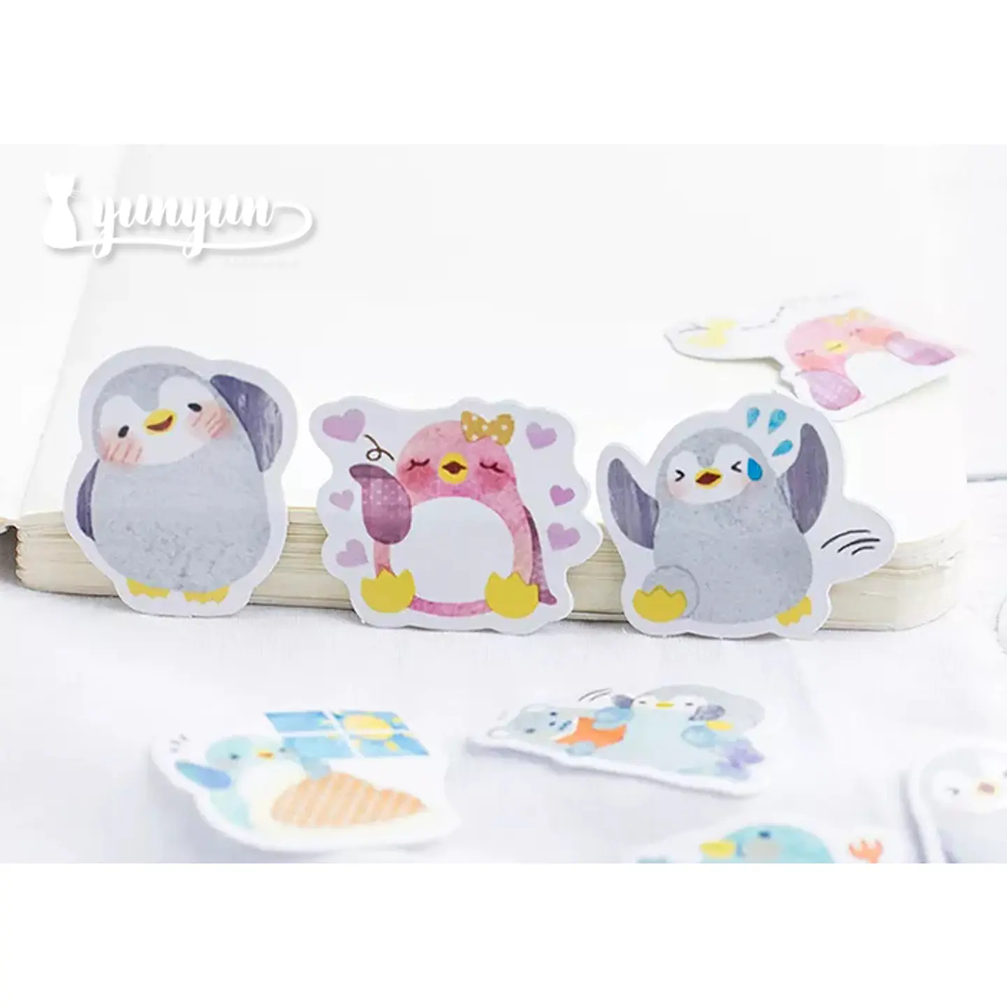 Caja Stickers Pinguinos - 45 pzas 3