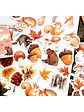 Caja Stickers Animales del Bosque - 45 pzas - Miniatura 1